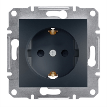 ASFORA ANTRASİT RENK &Ccedil;OCUK KORUMALI PRİZ RENKLİPRİZ.COM DA